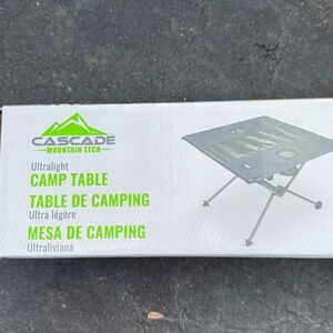 Cascade Mountain Tech Ultralight Folding Portable Camp Table